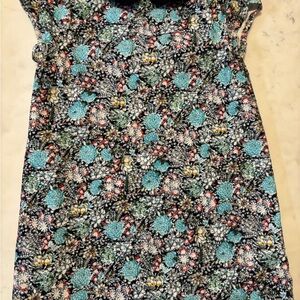 Janie and Jack Floral Collared Dress - like new!